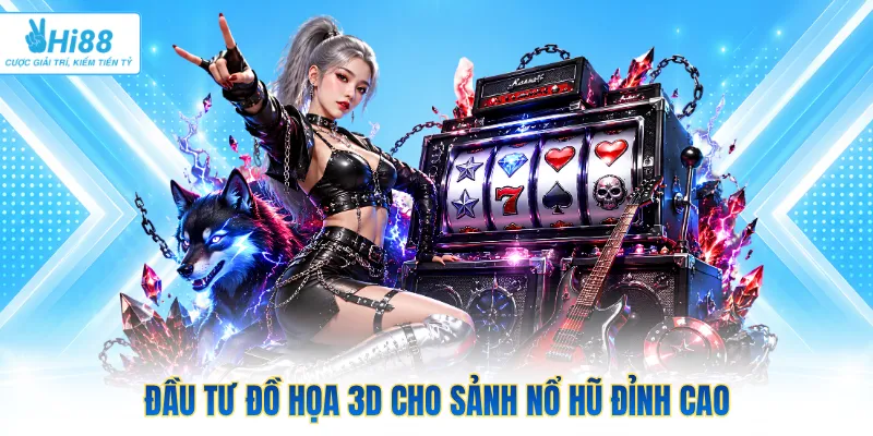 Đầu tư đồ họa 3D cho sảnh nổ hũ đỉnh cao